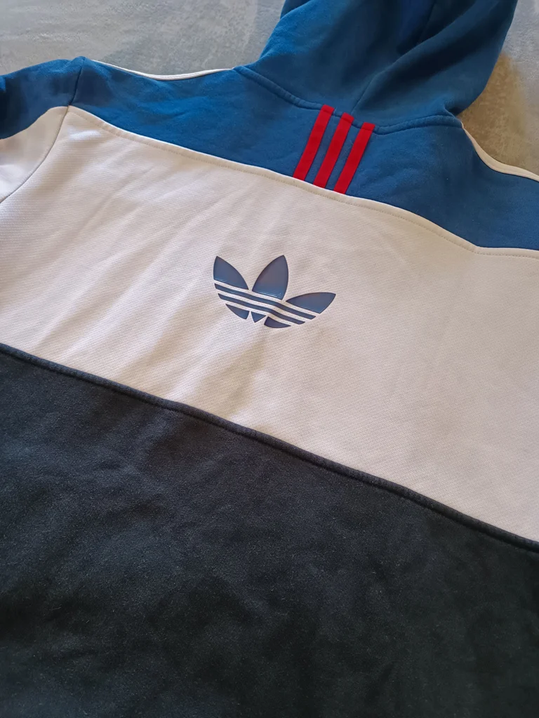 Adidas zip-up hoodie sweatshirt size M in good condition – photo 6